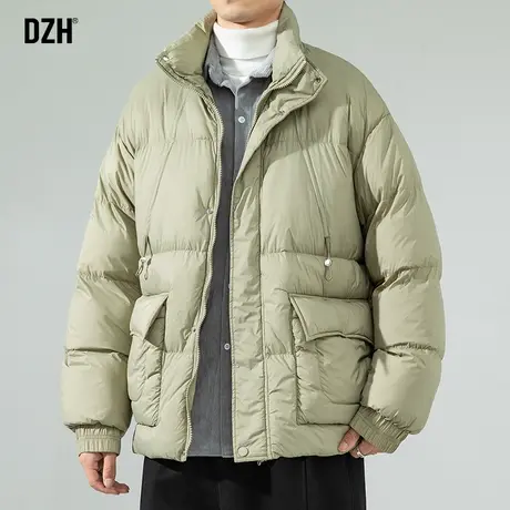 男生工装面包棉服男款冬季加厚潮牌休闲立领棉衣外套2023新款上衣商品大图