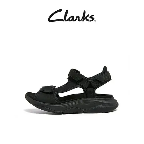 Clarks其乐女士维夫2系列纯色厚底魔术贴沙滩鞋简洁设计女凉鞋商品大图