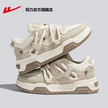 回力官方旗舰店板鞋女鞋2024春秋厚底增高潮流情侣百搭休闲运动鞋图片