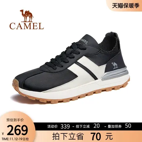 骆驼女鞋2023春季新款冰丝舒适回弹强运动鞋吸湿排汗时尚休闲鞋商品大图