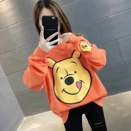 卫衣2024年新款女装韩版春秋季春装春款宽松女士加绒外套爆款上衣图片