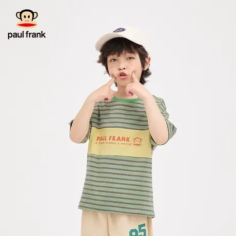 大嘴猴童装男童短袖t恤2023年夏季新品半袖中大儿童纯棉上衣体恤商品大图