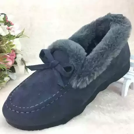 冬季女棉鞋老北京布鞋二棉妈妈鞋加绒加厚中老年保暖鞋防滑老人鞋商品大图