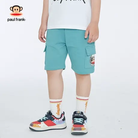 大嘴猴男童五分短裤儿童裤子夏季薄款短裤潮牌2023新款中大童中裤图片