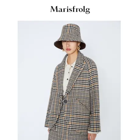 【奥莱清仓保暖季特价 】玛丝菲尔毛呢外套商品大图