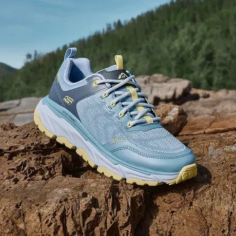 Skechers斯凯奇春夏女鞋户外休闲鞋复古运动徒步鞋厚底减震跑步鞋商品大图