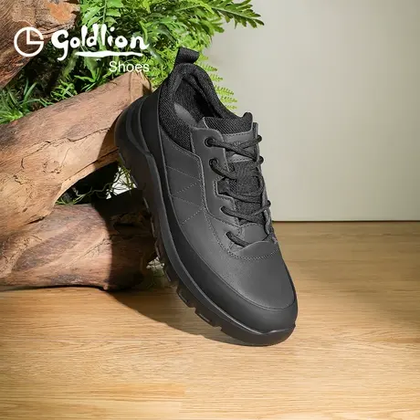 Goldlion/金利来男鞋新品运动鞋板鞋男厚底防滑休闲鞋皮鞋男图片