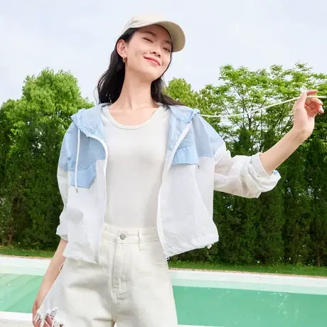 时尚气质休闲外套2023年夏季新款淑女温柔宽松显瘦通勤百搭上衣商品大图
