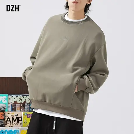 男士长袖卫衣男秋季百搭潮流重磅宽松潮牌男装外套青少年休闲衣服商品大图