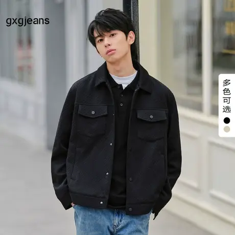 gxg.jeans男装2024年春季新款翻领夹克JFD12100011图片