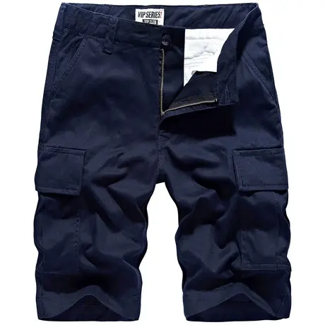 VIP夏季休闲短裤男宽松大码工装裤五分裤夏天中裤多袋七分裤潮牌商品大图