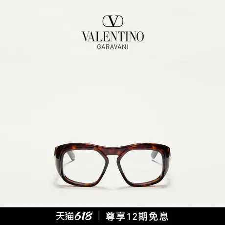 [12期免息]华伦天奴VALENTINO男女同款矩形醋酸纤维光学眼镜商品大图
