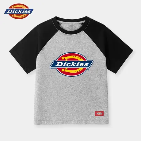 Dickies童装男童短袖t恤男孩撞色插肩袖体恤儿童纯棉夏季半袖潮A商品大图