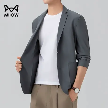 猫人防晒冰丝西服外套男士小西装夏季2025新款轻薄款防晒衣上衣潮商品大图