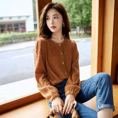 时尚气质长袖衬衫SXCS23287商品大图