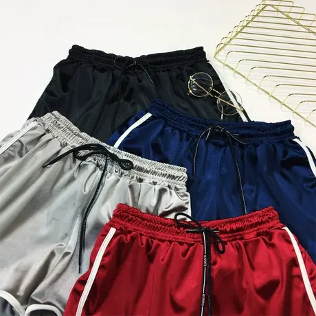 健身跑步速干运动休闲裤子女夏季薄款宽松阔腿居家外穿瑜伽热短裤商品大图