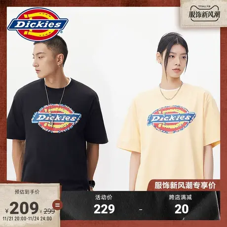 Dickies 工装春夏男女情侣休闲大logo印花短袖T恤宽松内搭图片