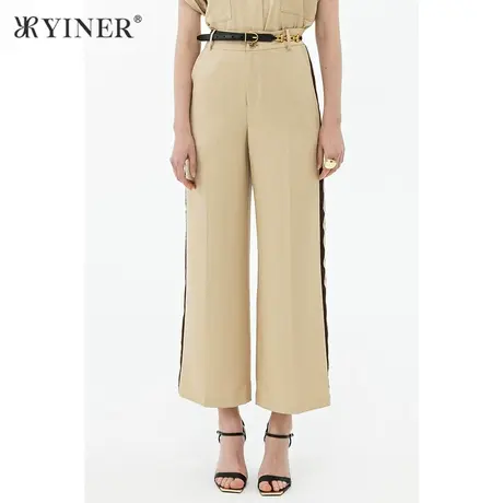 YINER音儿女装夏季时尚显瘦弹力休闲裤商品大图