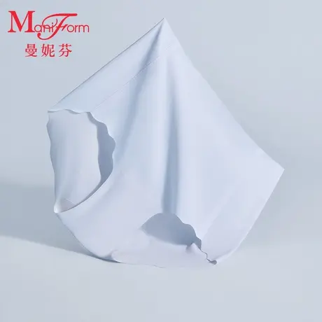 曼妮芬舒适包臀女士低角内裤三角裤纯棉底裆抗菌性感底裤短裤内裤商品大图