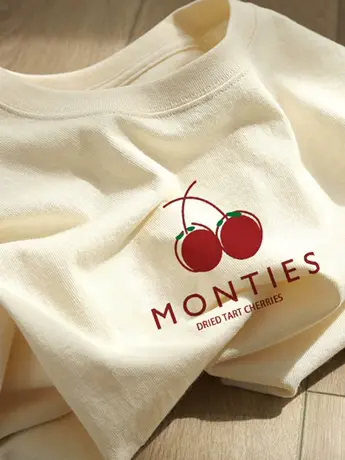 仿棉短袖t恤女夏季宽松韩系甜美时髦小众设计高级感女装上衣ins潮商品大图