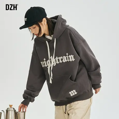 男生日系连帽卫衣男春秋高级感休闲宽松上衣2023年新款大码情侣装商品大图