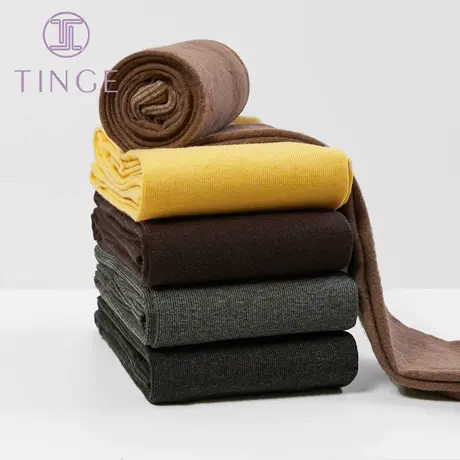 TIGNE竖纹显瘦连裤袜中厚打底裤袜子女秋冬款加绒加厚保暖打底袜图片