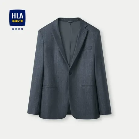 HLA/海澜之家弹力休闲西服2024春夏新款柔软平驳领有型便服单西男图片