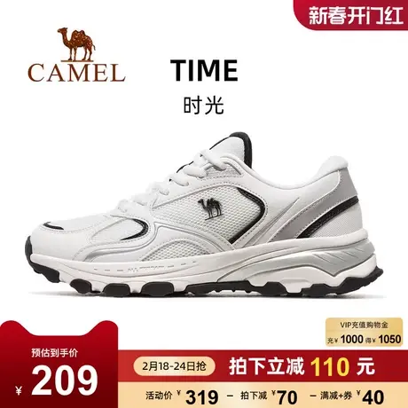 【时光】骆驼运动鞋女2023户外运动休闲鞋女鞋女士鞋子慢跑鞋女款商品大图