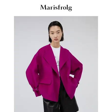 【奥莱清仓保暖季特价 】玛丝菲尔毛呢外套图片