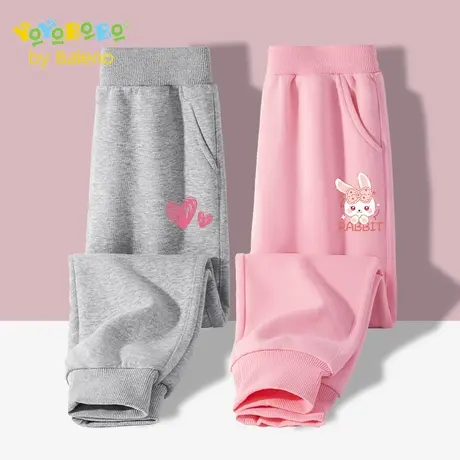 班尼路童装YBB系列女童长裤秋季新款儿童休闲裤子女孩春秋校服裤商品大图