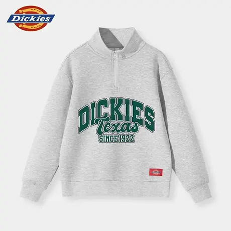 Dickies童装男童卫衣春秋款儿童2025新款半开襟上衣女童潮牌衣服A商品大图