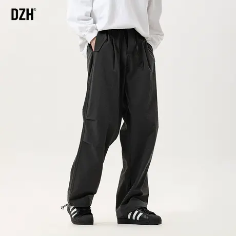 男士工装机能伞兵裤高街裤子男潮牌痞帅2023新款美式冲锋裤春秋款图片