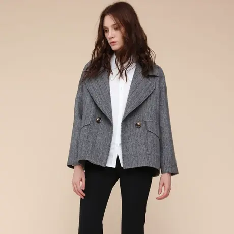 季候风冬季新款毛呢外套8873DA220商品大图
