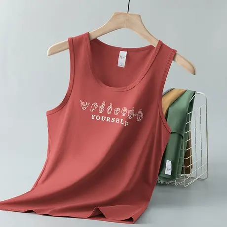 莫代尔冰丝背心男夏季篮球跨栏速干凉感运动坎肩吊带无袖t恤汗衫商品大图