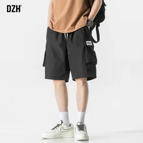 男士冰丝工装短裤潮牌夏男新款五分裤美式裤子休闲宽松大裤衩中裤商品大图