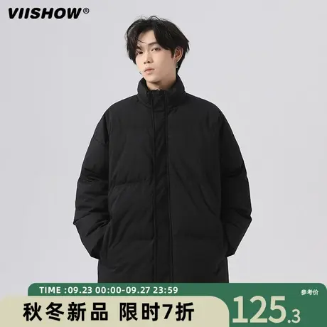 VIISHOW保暖男生痞帅棉衣面包服冬季宽松潮牌加厚衣服美式棉服男商品大图