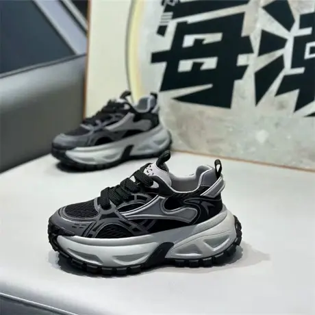 男鞋男鞋2025新款厚底小众百搭增高潮鞋青少年学生舒适防滑运动鞋图片
