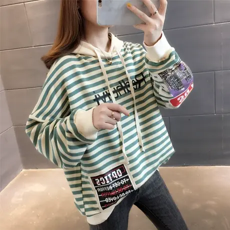 韩版女装2023年新款春秋季网红初秋装宽松卫衣外套上衣ins潮百搭图片