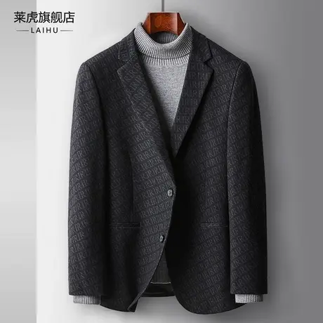 春秋季休闲小西服上衣新款商务百搭时尚男士单件青年呢子西装外套商品大图