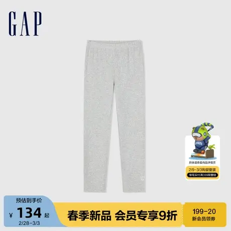 Gap女童2024春季新款柔软亲肤针织打底裤大小童同款弹力裤890221商品大图