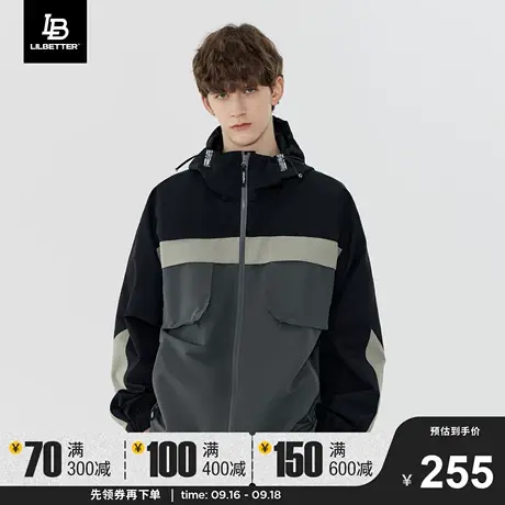 Lilbetter外套男设计感男装秋季新款小众运动秋装vintage国潮夹克商品大图