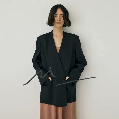 MOUSSY 夏季新品M系列格雷系清冷知性西装外套010HA230-1201图片
