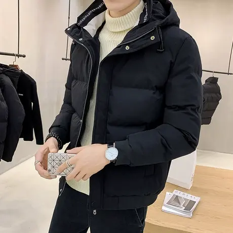 棉衣男潮ins潮流秋冬装加绒加厚棉袄面包服羽绒棉服男生冬季外套图片