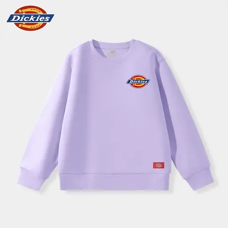 Dickies童装女童秋季卫衣儿童圆领打底衫男童时尚街头休闲上衣薄A商品大图