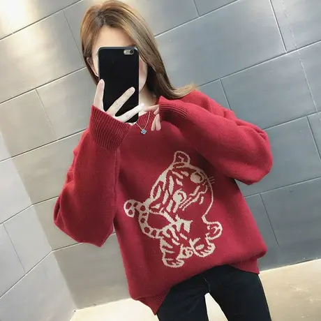 毛衣女装2024年新款春秋季女士春款春装宽松外穿上衣打底衫洋气潮商品大图