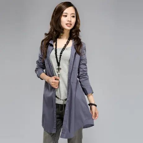 sdeer 圣迪奥 专柜正品 女装 帅气长款衬衫 0380592图片