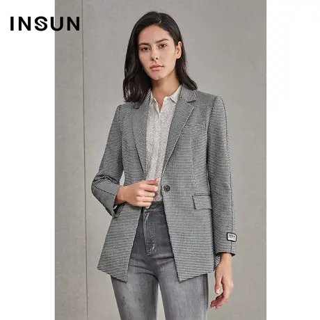 INSUN恩裳春季插肩袖衬衫商品大图