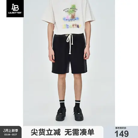 Lilbetter短裤男2024夏季新款五分裤潮牌美式街头中裤复古休闲裤图片