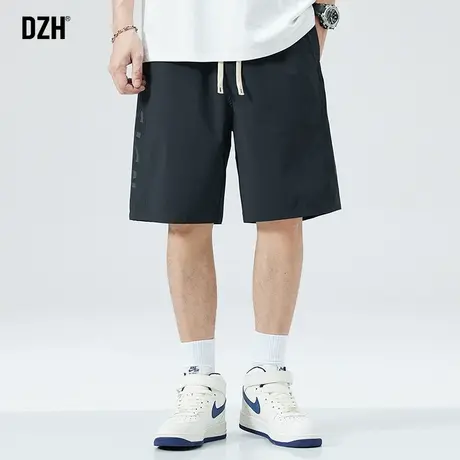 男士休闲5分短裤男夏季薄款直筒宽松五分裤速干运动裤2023年新款商品大图