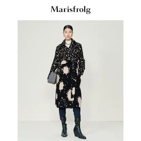 【奥莱清仓保暖季特价 】玛丝菲尔毛呢外套商品大图